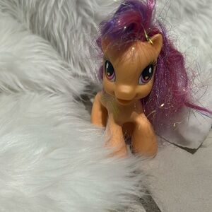 Scootaloomy my little pony multicolored hair orange color 5 inches